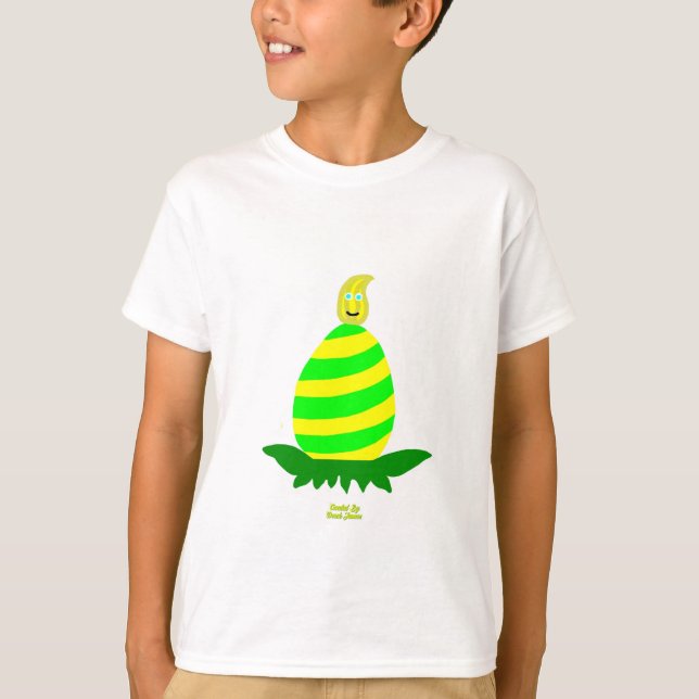 Ostern wünscht Boys White Basic T Shirt (Vorderseite)
