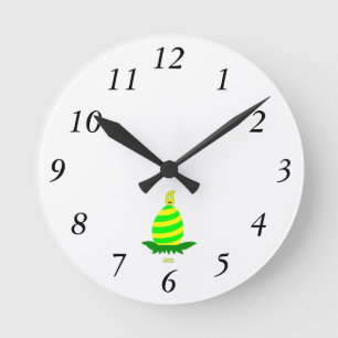 Ostern wünscht die Acrylmauer Runde Wanduhr