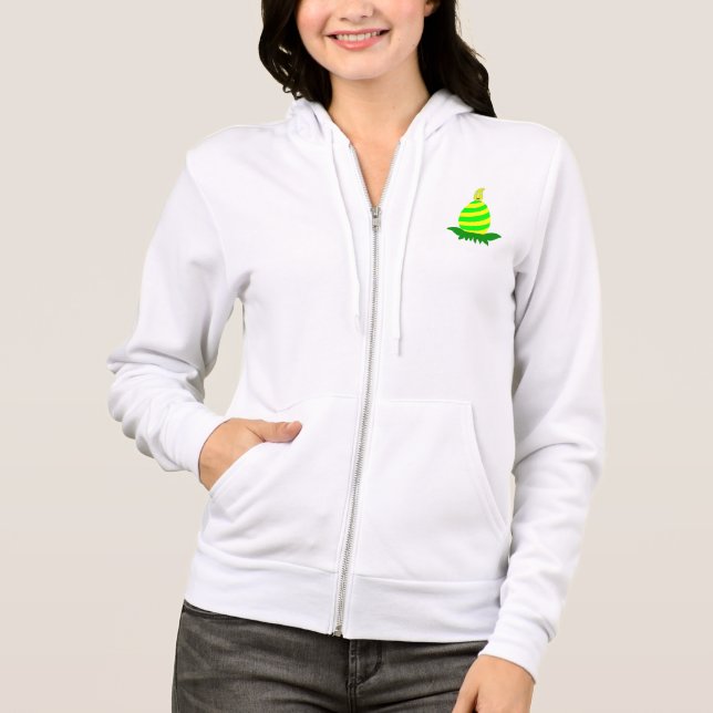 Ostern wünscht Frauen Bella+Leinwand Hoodie (Vorderseite)