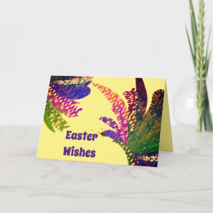 Ostern wünscht frohe Ostern Karte
