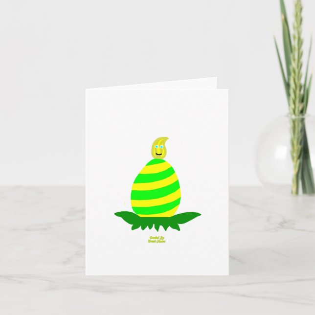 Ostern wünscht kleine vertikale Grußkarte Karte (Vorderseite)