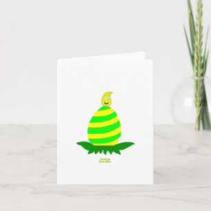 Ostern wünscht kleine vertikale Grußkarte Karte