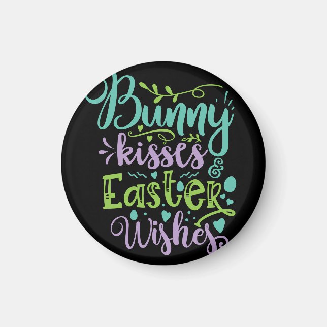 Ostern wünscht Küsse Magnet (Vorne)