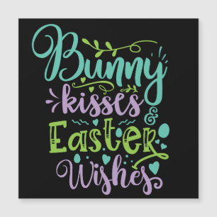 Ostern wünscht Küsse Magnetkarte