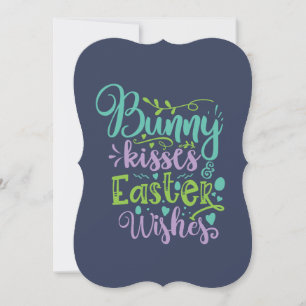 Ostern wünscht Küsse Mitteilungskarte