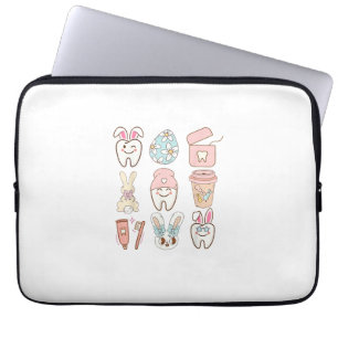 Ostern Zahnärztliche Assistentin Zahn Bunny Zahnar Laptopschutzhülle