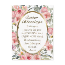 Osternergeißer Bibel Verse Elegante Rosa Blütenwel