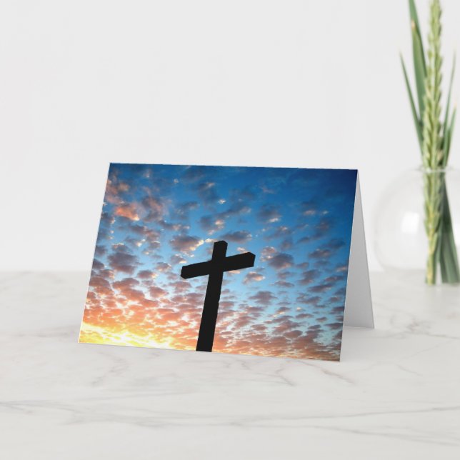 Osternquerkarte Feiertagskarte (Vorderseite)