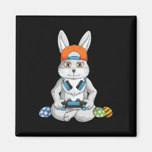 Osterntag Bunny Egg Funny Boys Girls Kinder Gamer Magnet