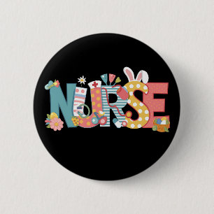 Osternurse Stethoscope Bunny Rabbit Eggs Button