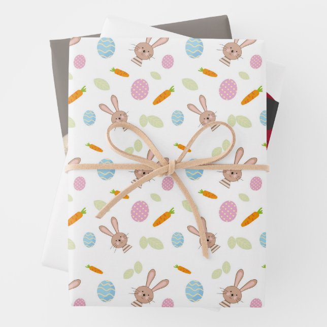 Osterpapier für Wassergeschenke Geschenkpapier Set (Beispiel)