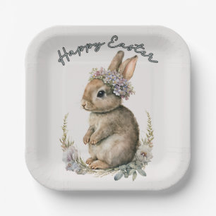 Osterpapier-Teller, Niedlich Ostern Pappteller