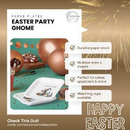 Osterpapierplatte Party Pappteller