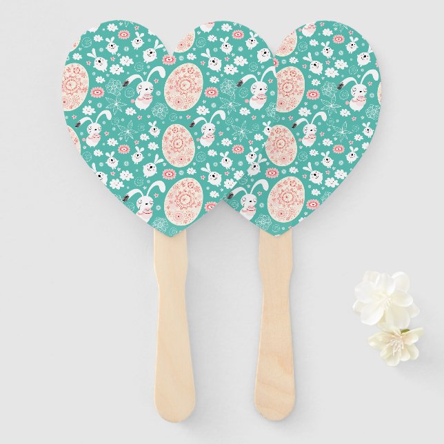 Osterparade Hand Fans Fächer (Vorne und Hinten)