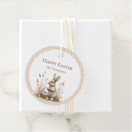 OsterParty Bunny Beige Boho Geschenkanhänger