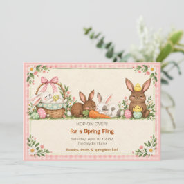 Osterparty-Einladung zum Frühlingserwachen Einladung