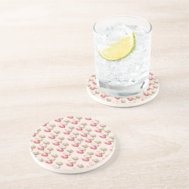 Osterpastel Pink Beige Eier Sandstein Untersetzer