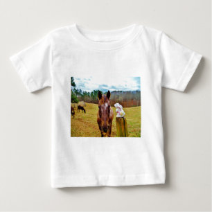 Osterpferd Baby T-shirt