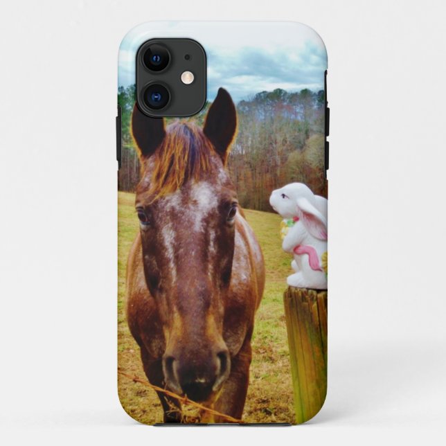 Osterpferd Case-Mate iPhone Hülle (Rückseite)