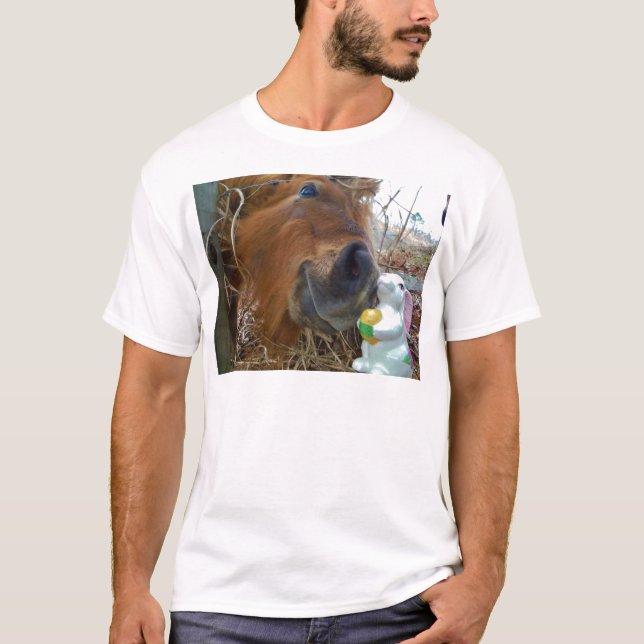Osterpferd T-Shirt (Vorderseite)