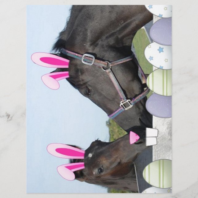 Osterpferd und Poney (Vorderseite)