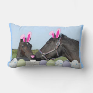 Osterpferd und Pony Lendenkissen