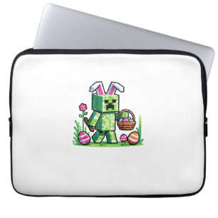 Osterpixel-Gaming-Hase-Eierjagd-Jungen-Kinder Yo Laptopschutzhülle