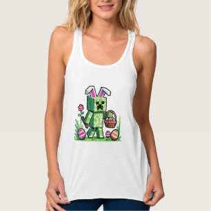 Osterpixel-Gaming-Hasen-Eierjagd-Jungen-Kinder Yo Tank Top