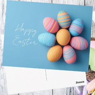 Osterpostkarte mit Ostereiern Postkarte