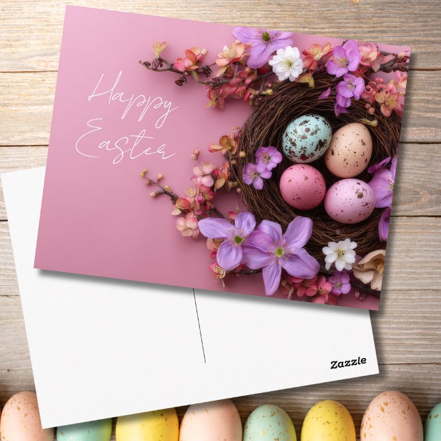 Osterpostkarte mit Ostereiern Postkarte (Von Creator hochgeladen)