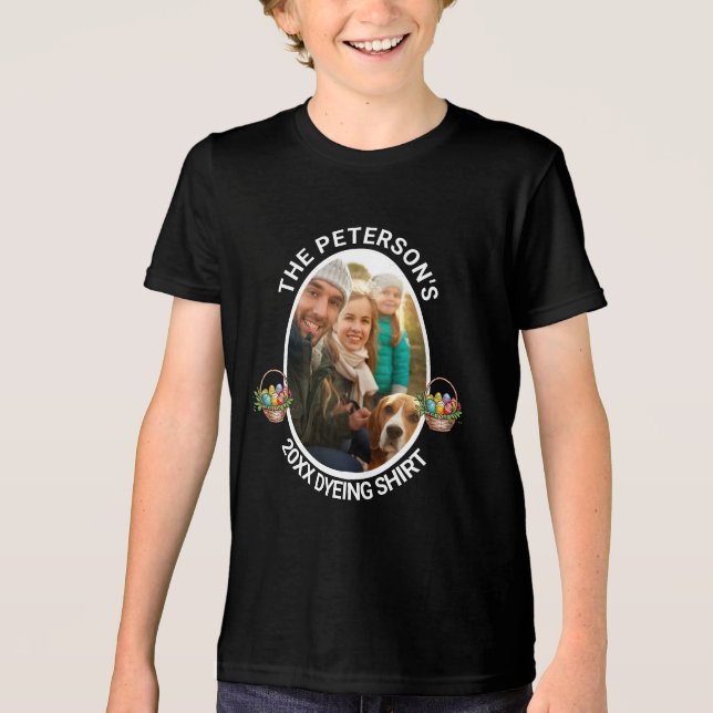 Osterpuppe | Custom 2025 Family Foto Dyeing Shirt (Vorderseite)