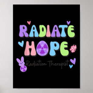 Osterradiologe Niedliche Sonnenstrahlung Poster