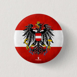 " Österreich: 1918/heute - mit Wappen.. Button