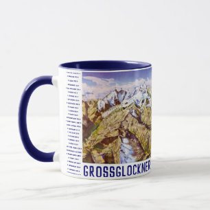 " Österreich: 2025/heute - Großglockner Panorama Tasse