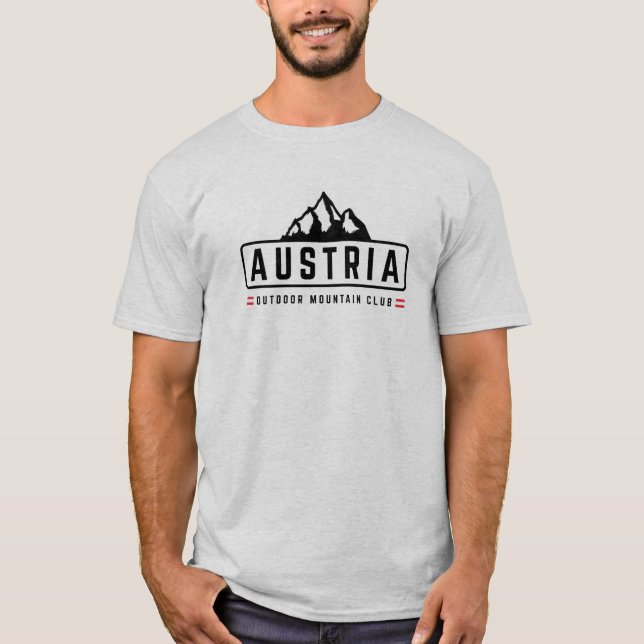 Österreich Außenbereich T-Shirt (Vorderseite)
