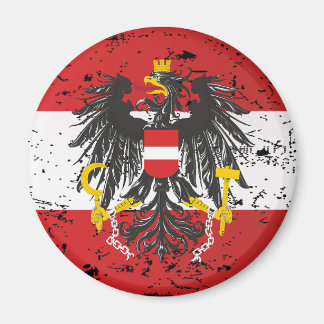 Österreich Austria Flagge - Geschenk Magnet