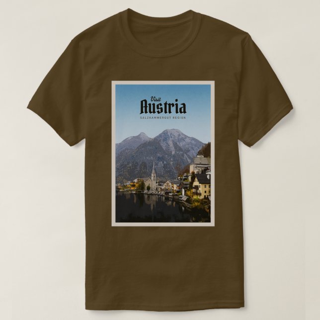 Österreich besuchen T-Shirt (Design vorne)