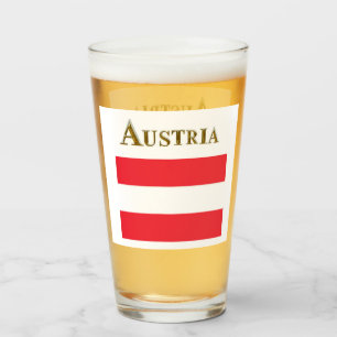 ÖSTERREICH BIER GLASS GLAS