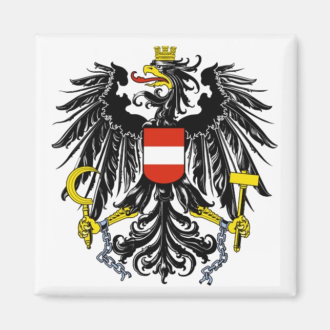 Österreich - Bundesadler Magnet (Vorne)
