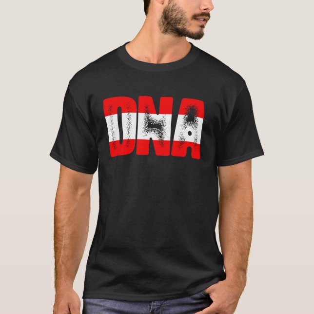 Österreich DNA T-Shirt (Vorderseite)