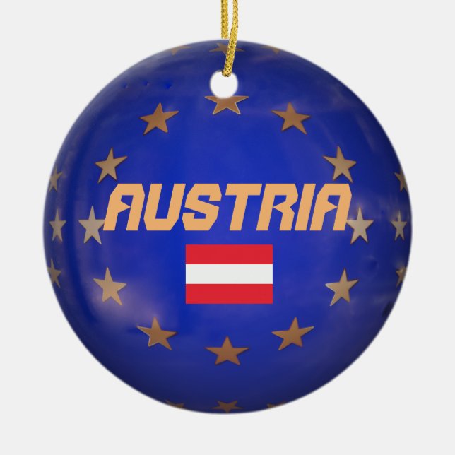 Österreich Europäische Gewerkschaft Keramik Orname Keramikornament (Vorne)