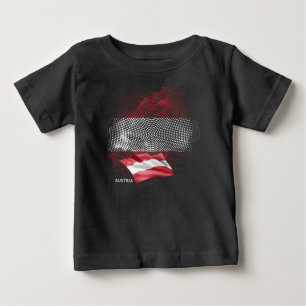 Österreich-Flagge Baby T-shirt