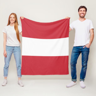 Österreich-Flagge Fleecedecke