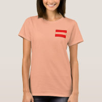 Österreich-Flagge + Karte T - Shirt
