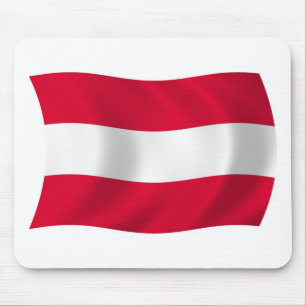 Österreich-Flagge-Mauspad Mousepad