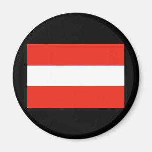 Österreich - Flagge/Österreich - Flagge Magnet
