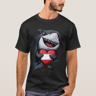 Österreich-Flagge Österreichische Wurzeln 3 T-Shirt
