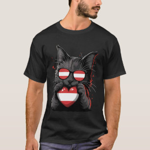 Österreich-Flagge Österreichische Wurzeln T-Shirt