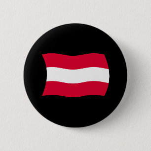 Österreich-Flagge-Schaltfläche Button