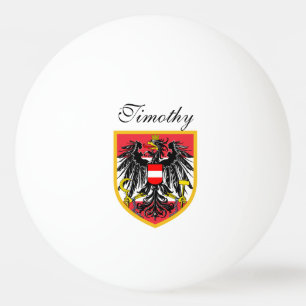 Österreich-Flagge Tischtennisball